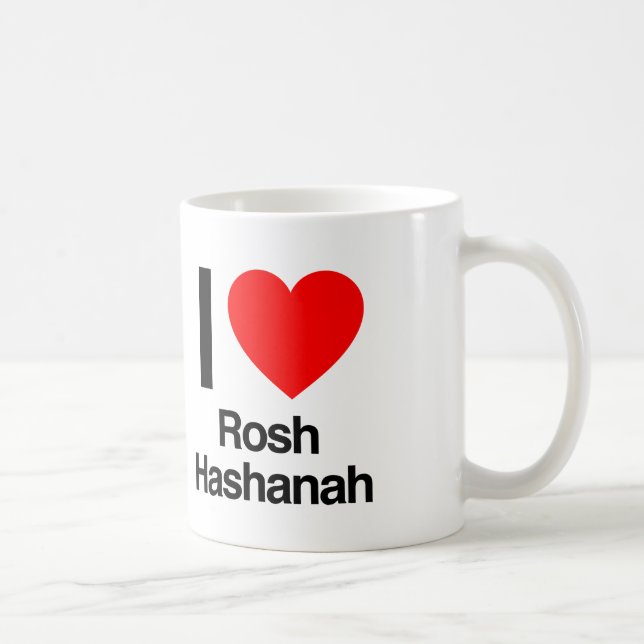 i love rosh hashanah coffee mug (Right)