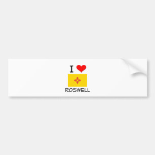 I Love Roswell New Mexico Bumper Sticker