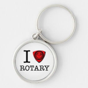 I love Rotary Engine Key Ring