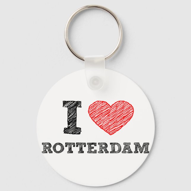 I-love-Rotterdam Key Ring (Front)