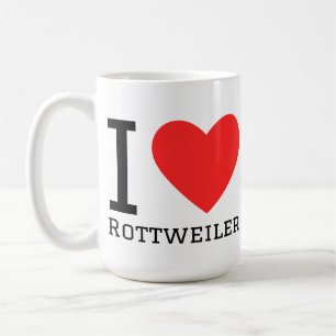 I love Rottweiler Coffee Mug