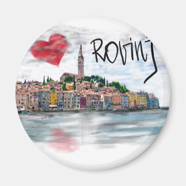 I love Rovinj Magnet (Front)
