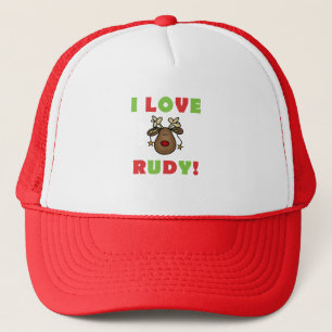 I Love Rudy Tshirts and Gifts Trucker Hat