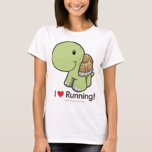 I Love Running - Turtle T-Shirt