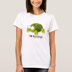 I Love Running - Turtle T-Shirt