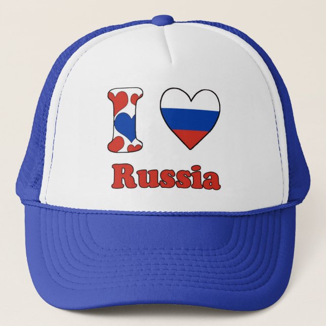 I love Russia Trucker Hat (Front)