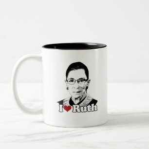 I Love Ruth Forever Two-Tone Coffee Mug