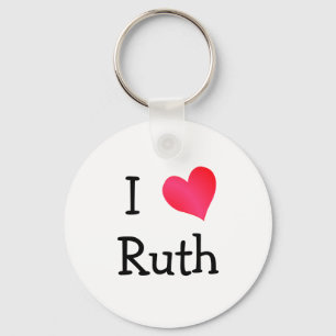I Love Ruth Key Ring
