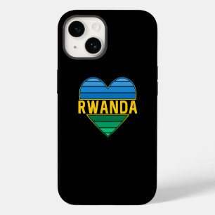 I Love Rwanda, Rwandan Rwandese Heart iPhone 14 Case
