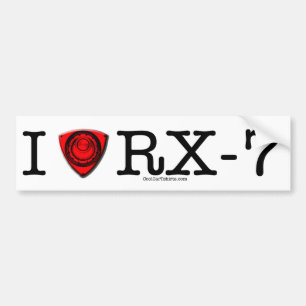 I love RX-7 Bumper Sticker