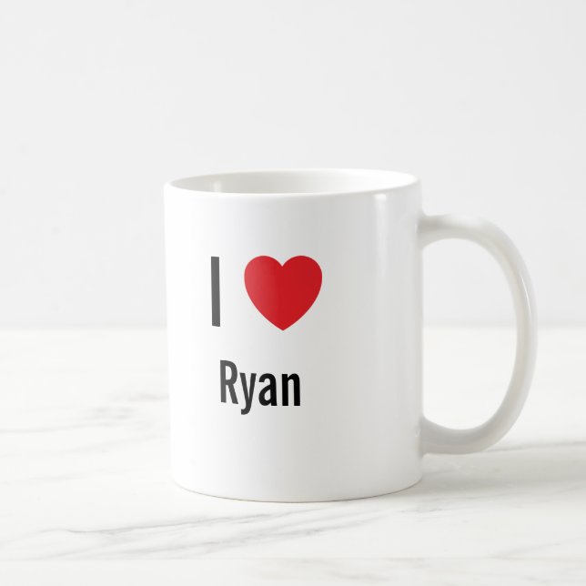 I love Ryan Coffee Mug (Right)
