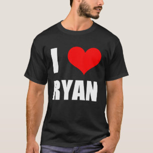 I Love Ryan   Heart T-Shirt