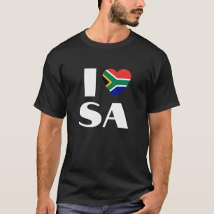 I love SA South Africa Saffa T-Shirt