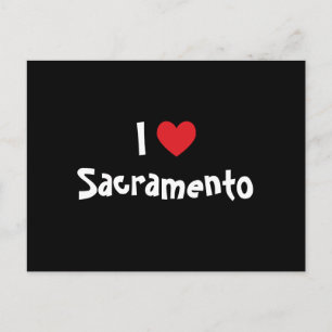 I Love Sacramento Postcard