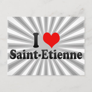 I Love Saint-Etienne, France Postcard