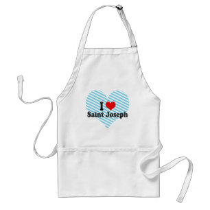 I Love Saint Joseph, United States Standard Apron
