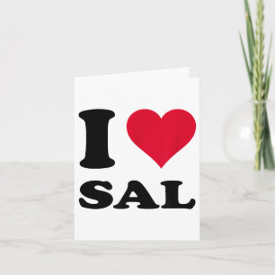 I Love Sal _1 Card