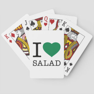 I LOVE SALAD PLAYING CARDS