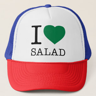 I LOVE SALAD TRUCKER HAT
