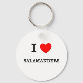 I Love SALAMANDERS Key Ring