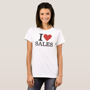 I ❤️ Love Sales for Employees CUSTOM Men's T-Shirt