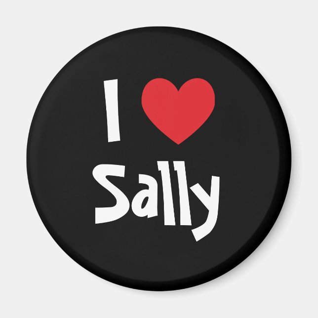 I Love Sally Magnet (Front)
