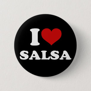 I Love Salsa 6 Cm Round Badge
