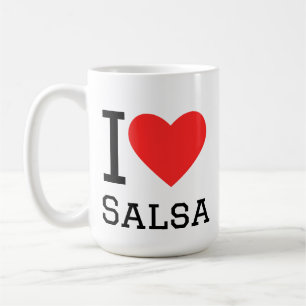 I love salsa coffee mug