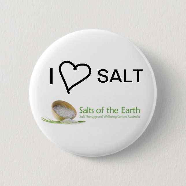 I Love Salt Button (Front)