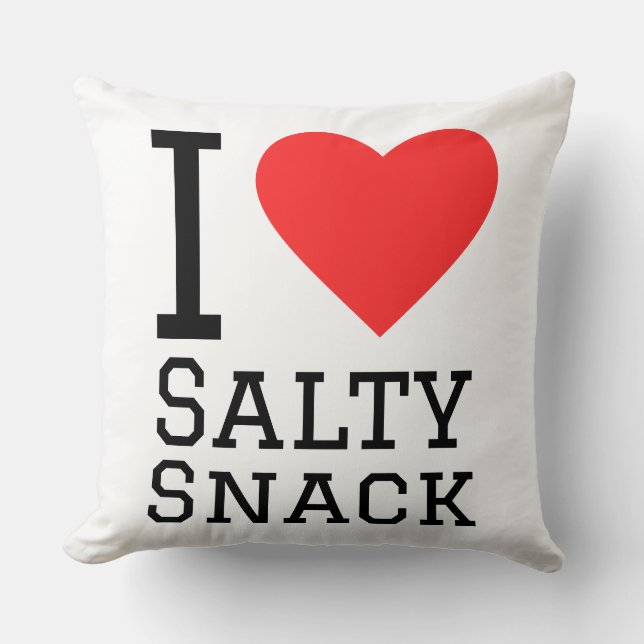 I love salty snack cushion (Front)