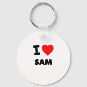 I love Sam Key Ring