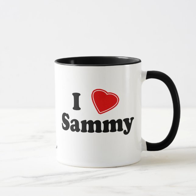I Love Sammy Mug (Right)