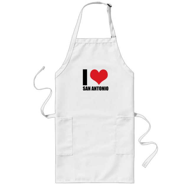 I love San Antonio Long Apron (Front)
