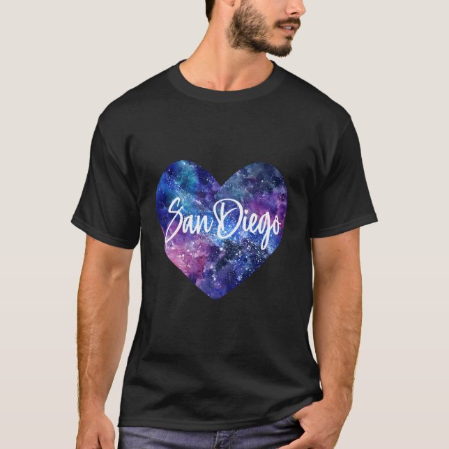 I Love San Diego California For T-Shirt (Front)