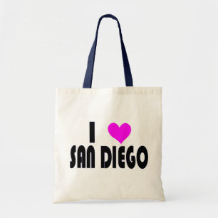 I Love San Diego California Tote Bag