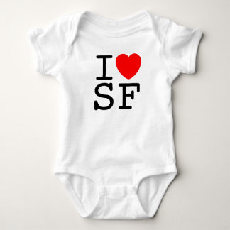 I Love San Francisco Baby Bodysuit