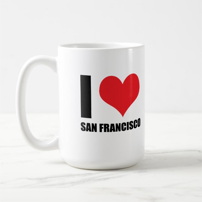 I love San Francisco  Coffee Mug (Left)