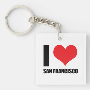 I love San Francisco Key Ring