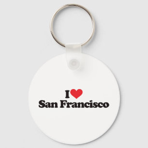 I Love San Francisco Key Ring