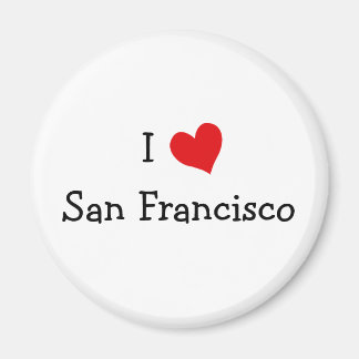 I Love San Francisco Magnet