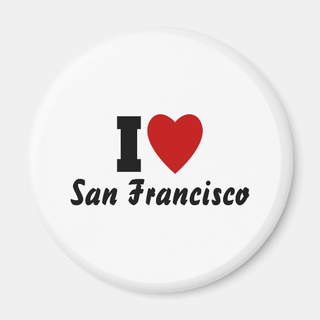 I Love San francisco Magnet (Front)