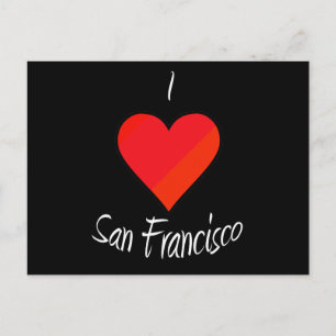 I Love San Francisco Postcard