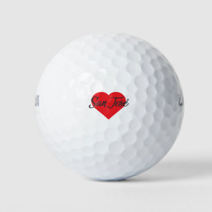 I Love San Jose - Costa Rica Golf Balls