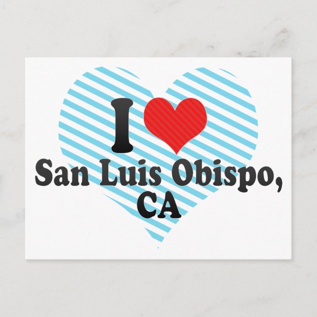 I Love San Luis Obispo,+CA Postcard (Front)