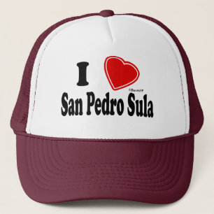 I Love San Pedro Sula Trucker Hat