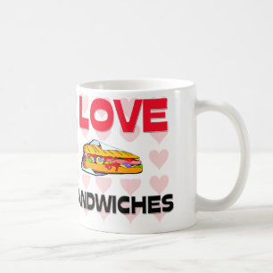 I Love Sandwiches Coffee Mug