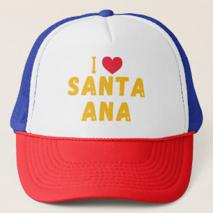 i love Santa Ana,California Trucker Hat