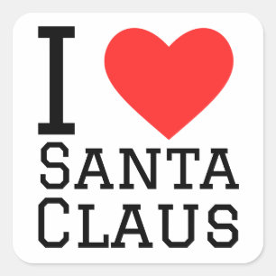 I love Santa Claus Sticker