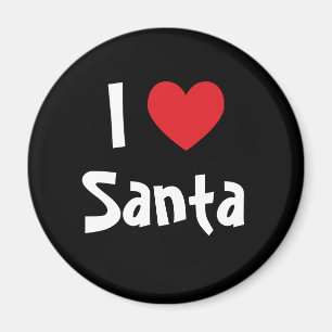 I Love Santa Magnet
