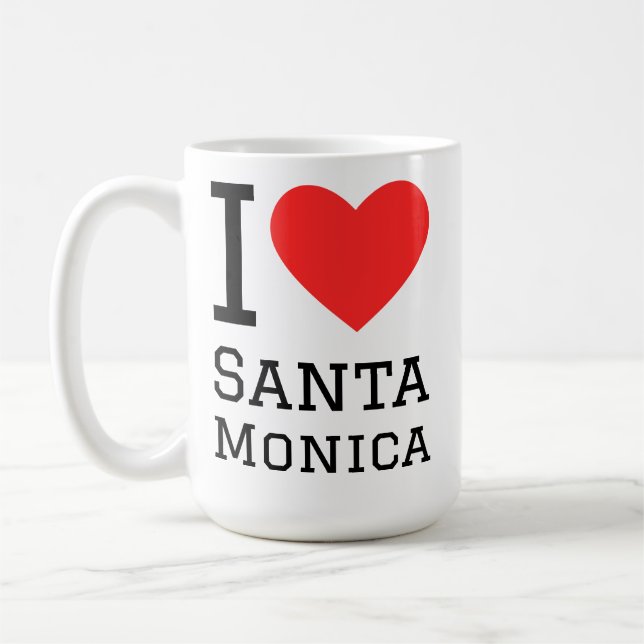 I love Santa monica Coffee Mug (Left)